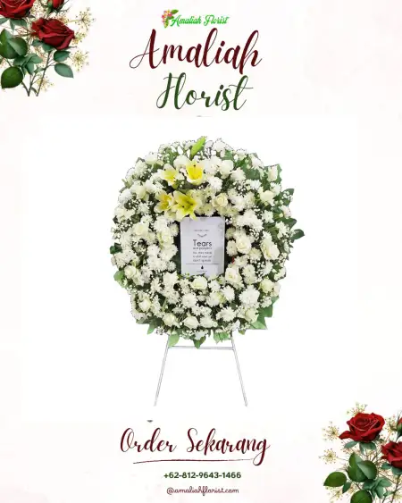 Krans Bunga Duka Pageraji